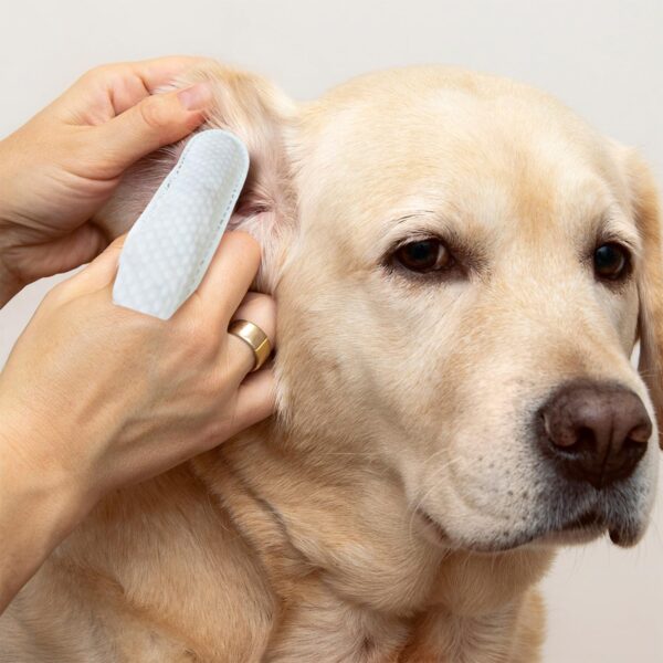 Dog Ear Cleaner Wipes – Finger Wipes for Dogs – Cleaning, Soothing, and Deodorizing Itchy Ears – Pet Ear Relief Solution - Coconut Scent - Image 7