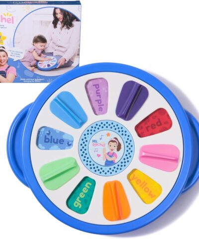 Ms. Rachel Official Spin Along Learning Wheel with 3 Learning Play Modes, Educational Toys & Toddler Toys for Girls & Boys Ages 1-3+