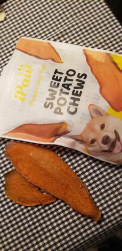 iPaw Sweet Potato Chews, Single Ingredient Dog Treats for Vegetarian photo review